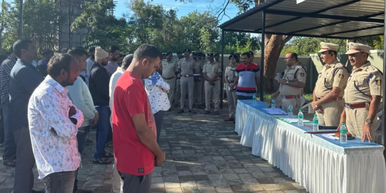 ಮೈಸೂರಿನಲ್ಲಿ ನಡೆದ ಕ್ರಿಮಿನಲ್ ಚಟುವಟಿಕೆಗಳ ಮೇಲೆ ಪೋಲೀಸರ ದಬ್ಬಾಳಿಕೆ